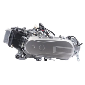 מנוע 125CC קטנוע Gy6 עם הצתה CDI קרבורטור אופקי ארוך קצר מארז לגלגלי 13 אינץ' 14 אינץ'